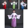 Chinese Style Childrens Hanfu Costume With Taffeta Fabric For Ethnic Dance Performances