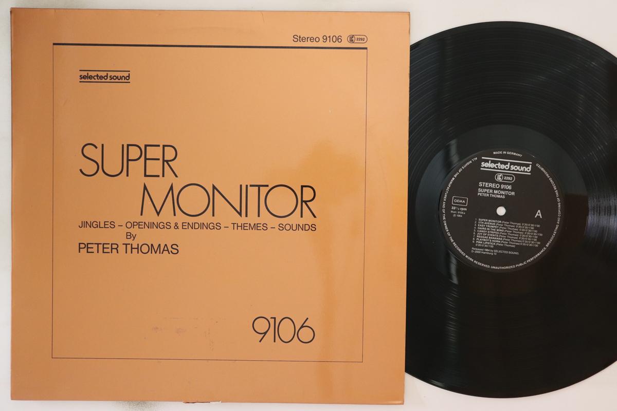 

LP Record PETER THOMAS - Super Monitor 9106 Selected Sound 1984 Germany Jazz Used