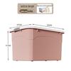 Caja de Almacenamiento de Plástico Shixun con Ruedas