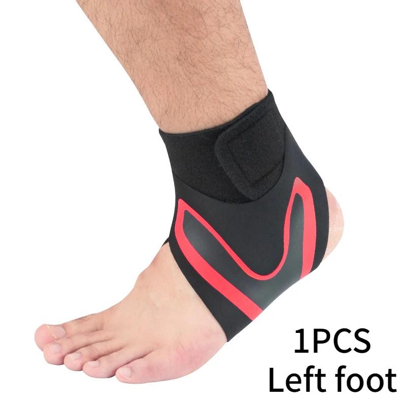 1 PC Sport Ankle Stabilizer Brace Compression Ankle Support Tendon Pain Relief Strap Foot Sprain Injury Wraps Running Basketball