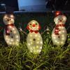 Acrylic Snowman Ornament with LED Light Cute Lovely Interesting Santa Ornament for Holiday Party Decoration