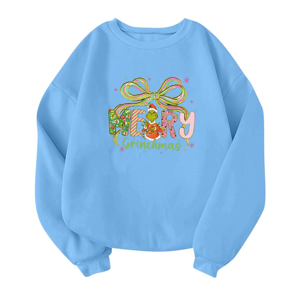Children's Fashionable Lightweight Long-sleeved Round Neck Pullover With Pockets Printed Pullover