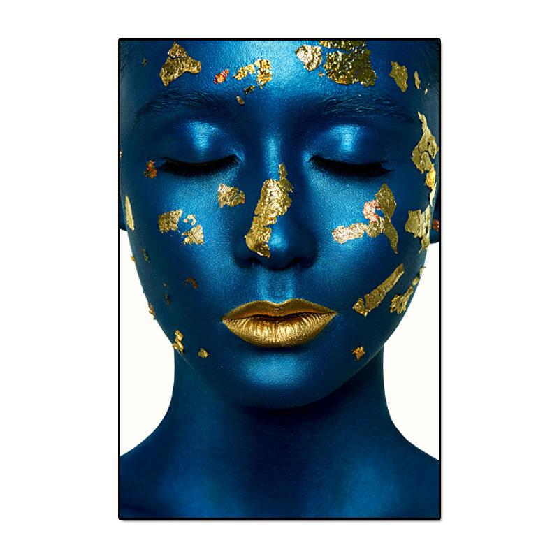 Modern Sexy Nude Girl Black Golden Art Nordic Posters and Prints Canvas Painting Wall Art Pictures For Living Room Cuadros Decor