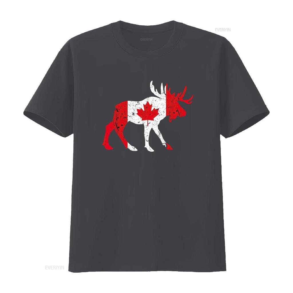 Maple Leaf Animal Canadian Flag Canada T Shirt Black 3X Large vintage Washed Unisex designer clothes Soft Comfortable Stretched