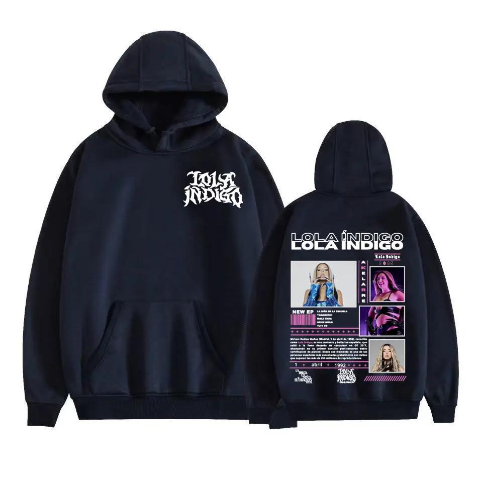 Lola Singer Indigo 2025 Tour Graphic Hoodies Men Women Clothing Fashion Aesthetic Sweatshirts Hip Hop Punk Casual Comfort Hoodie