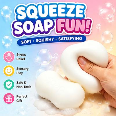 Crunchy Soap Ball Squishy Squeeze Fidget Sensory ASMR Round Block Filled Anti Stress Relief Office Desk Gadget Novelty Gift