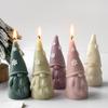 Zwerge Kerzenformen Handgefertigte Gussformen Weihnachts-Silikonformen Epoxidharzformen Gipsformen