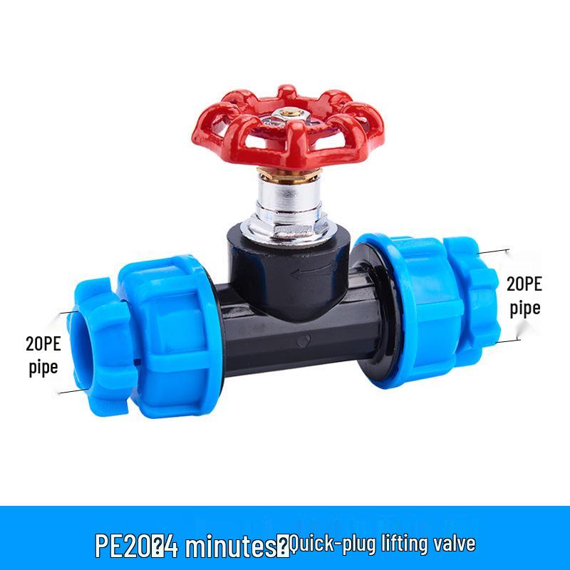 PE Quick Connect Water Pipe Fittings: 4-Point, 6-Point, 25mm Direct Tap Union