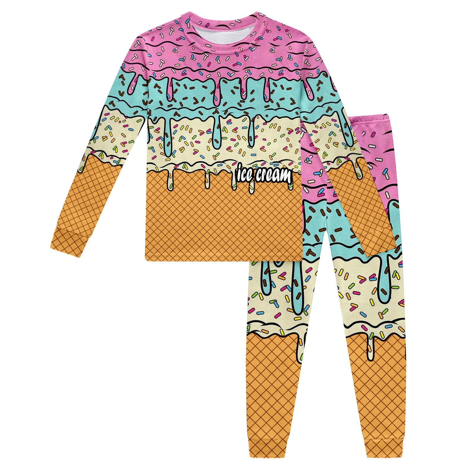 

Children s Fashionable Comfortable Casual Long,Sleeved Printed Set 160 рожевий