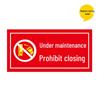 Sisteme de control acces și alarme – Semne de protecție