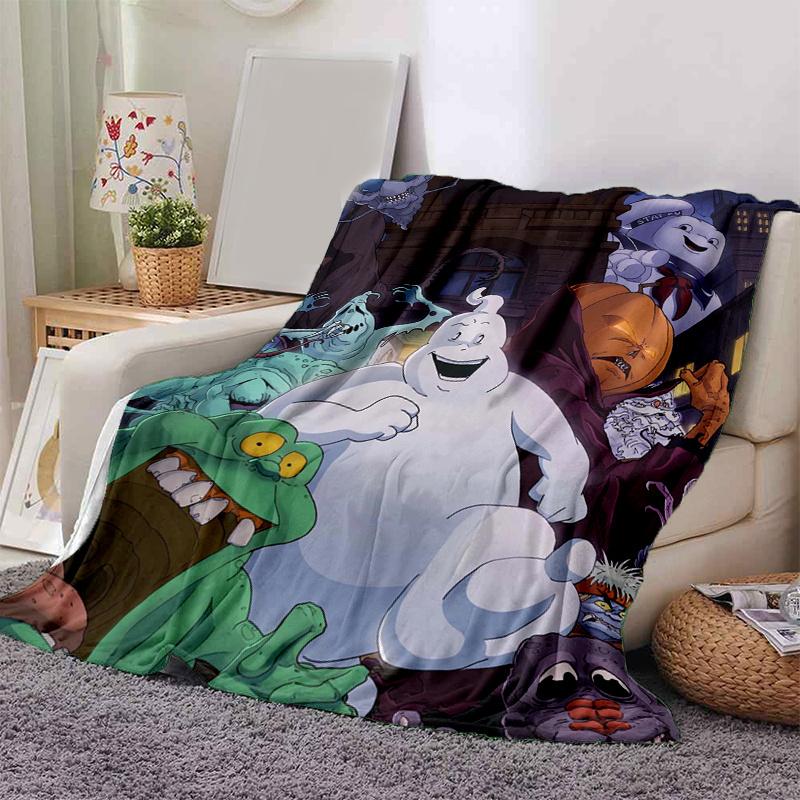 1pc The Real Ghostbusters Home Decorative Blanket, Perfect for Couch, Bedroom .B023 80x120cm
