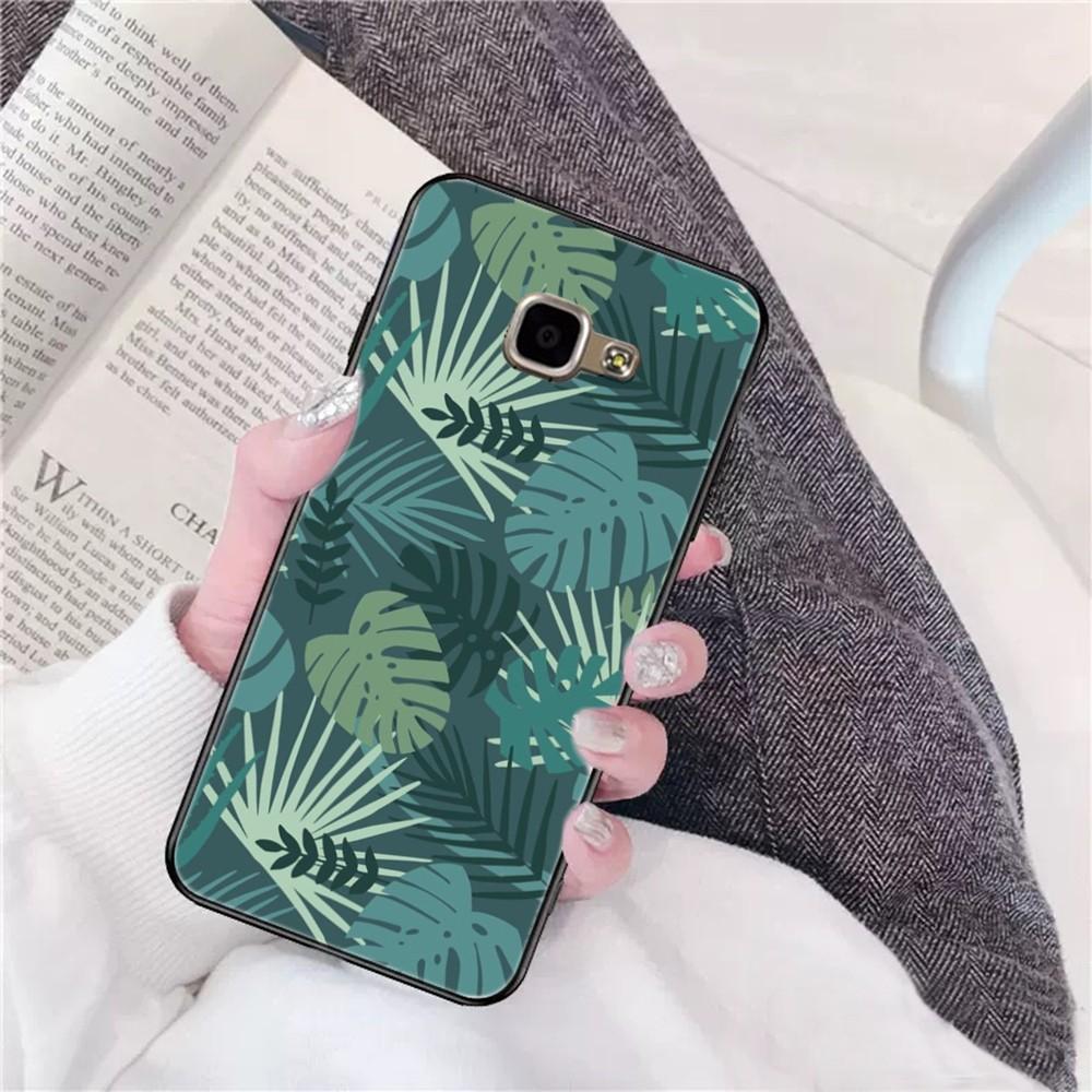 Leaves Monstera Green Phone Case For Samsung A 10 11 12 13 20 21 22 30 31 32 40 51 52 53 70 71 72 73 91 13 Shell
