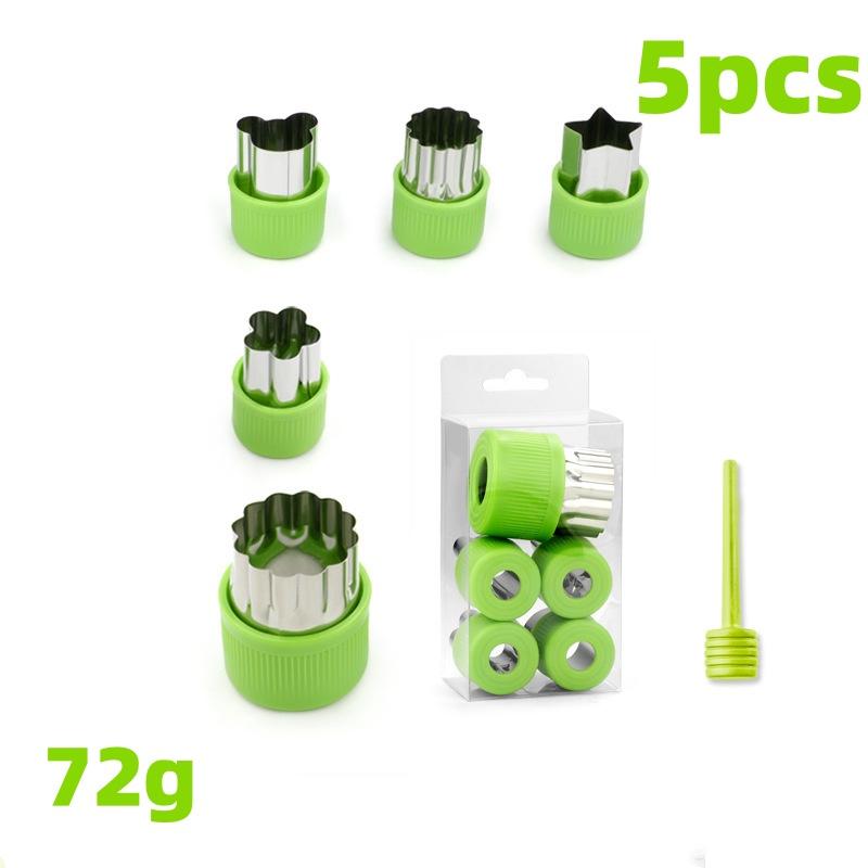 

Формочки для печенья 1 комплект, тиснитель, овощерезка, портативная нержавеющая сталь, штамп для резки фруктов, кухонные принадлежности, инструменты для выпечки, кухонные гаджеты