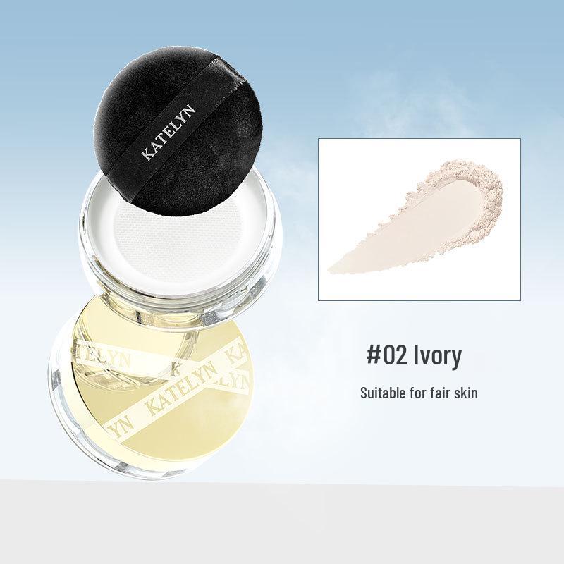 Catherine Waterproof Sweatproof Long-Lasting Face Powder - Conceal, Control Oil, No Smudge 15g