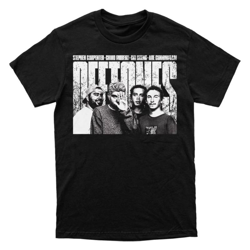 Alternative Metal - Experimental Rock Band Deftones - American Retro Casual Short-Sleeved Cotton T-Shirt