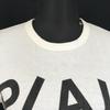 Made in Japan PLAY COMME des GARCONS Short Sleeve T-Shirt Women's M White Authentic Sewing Manager Seal(USED)