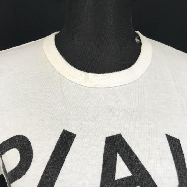 Made in Japan PLAY COMME des GARCONS Short Sleeve T-Shirt Women's M White Authentic Sewing Manager Seal(USED)