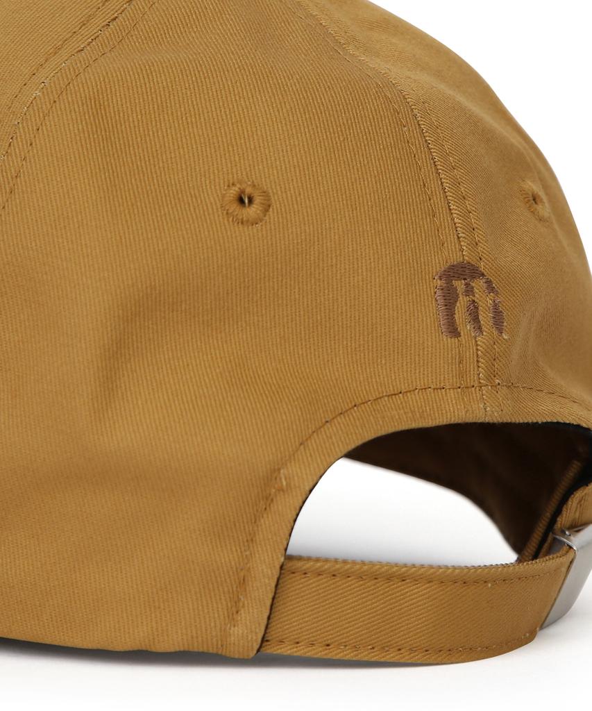 Eondeokeonteulol Cotton Logo Ball Cap Serif Udc / Authenic B B / Mud Yellow