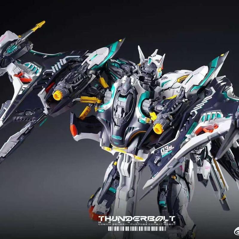 

1/100 Scale Inera Infinite Dimension Thunderbolt Manta Ray Original Mecha Plastic Model Kit Action Figures Engraved Lines Clear