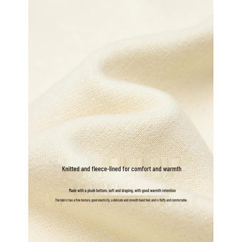 Inman Women's Plush Lined Knit Slit Wide-Leg Pants