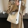 Wrinkled Cloth Bag Large Capacity Commuting Tote Bag Casual Lightweight Versatile One-shoulder Crossbody Bag