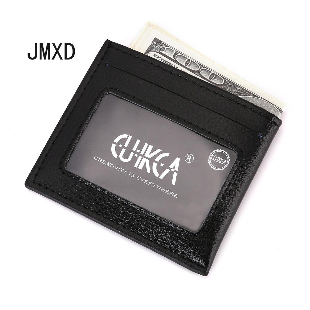 

JMXD-PU Мужская и женская визитница с узором личи, визитница, простые водительские права, кошелек для монет, визитница для документов