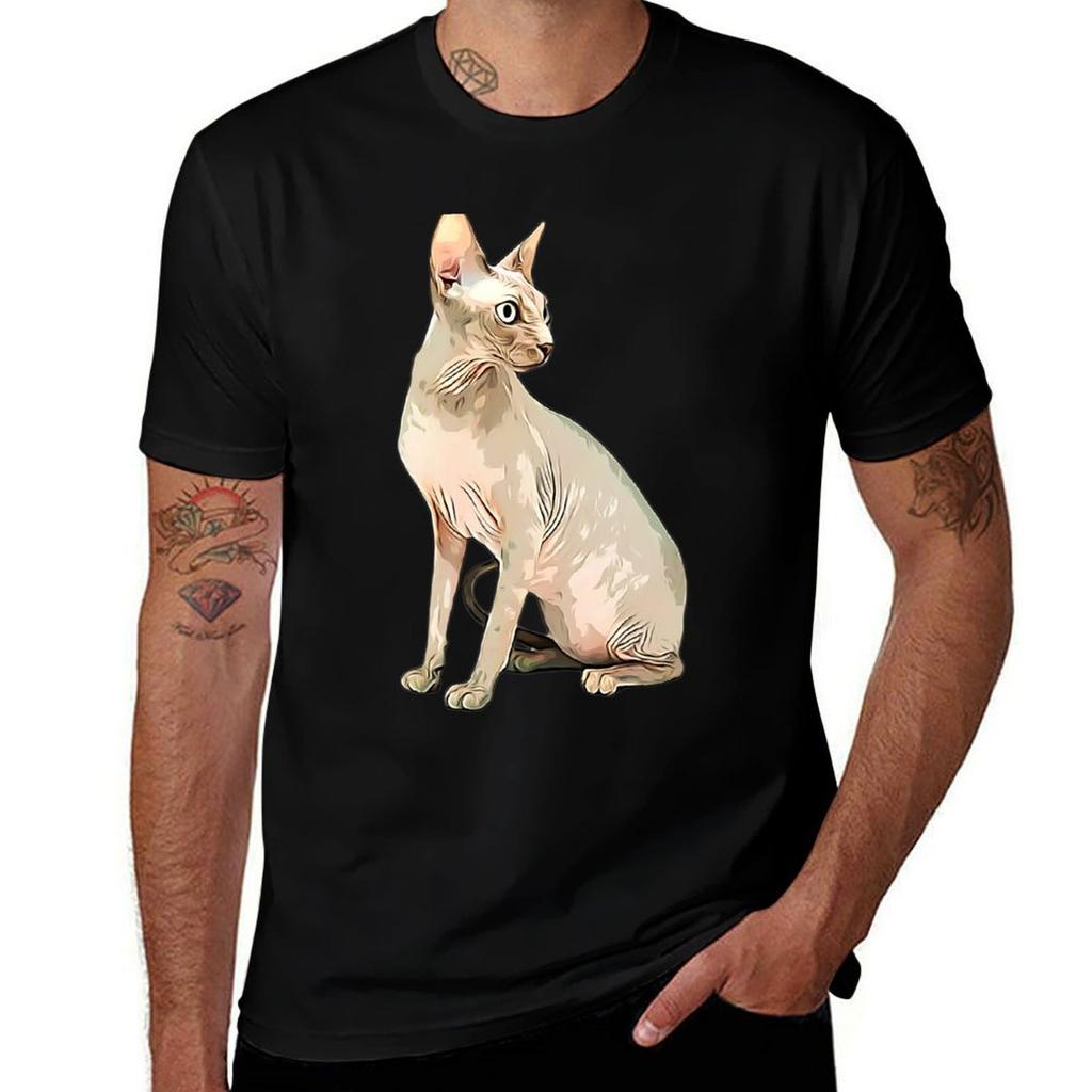 Sphynx The Remarkable Hairless Cat Tshirt Halloween Theme Tshirt
