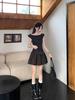 Women's Summer Sweet & Spicy Plaid A-Line Dress: Waist-Cinching, Pleated, Retro Style