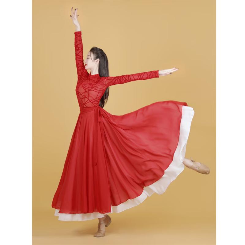 Vestido Elegante para Performance de Dança Clássica