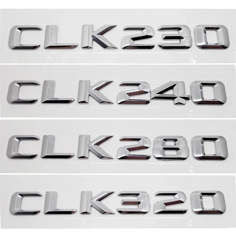 Car Rear Trunk Emblem Decal for Mercedes Benz CLK55 CLK63 CLK200 CLK230 CLK240 CLK280 CLK320 CLK Class Auto Tail Number Sticker