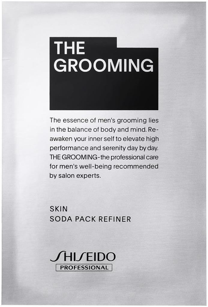 THE GROOMING Soda Pack Refiner Face 6g X 10 Carbonated Face Pack for Hinoki Shiseido Salon Exclusive Pack, Packs, Men, Scent, Professional,