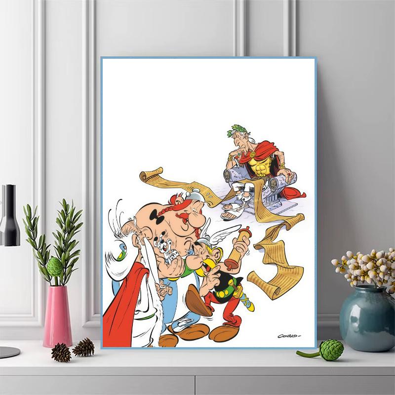 Asterix 100% Round Full Drill 5D DIY Diamond Painting Embroidery Cross Stitch Rhinestone Décor