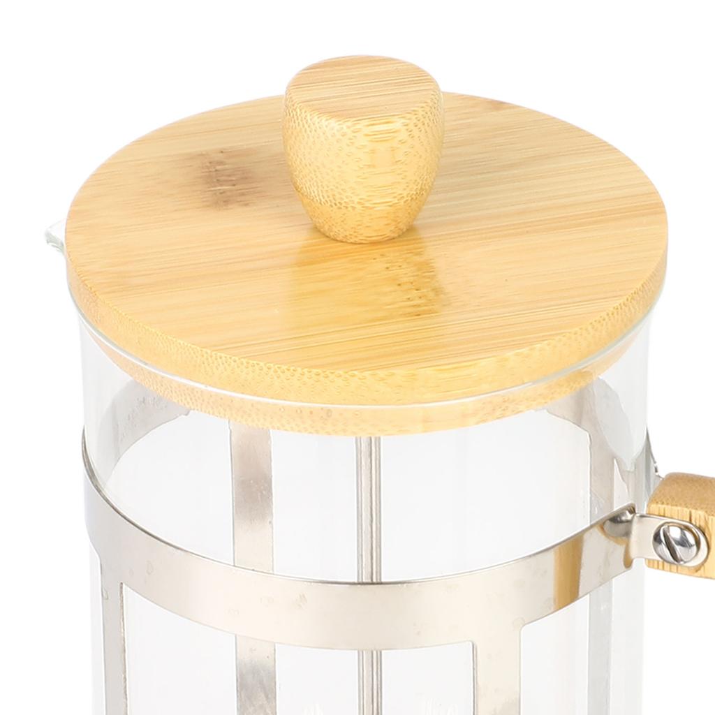 French Press Pot Professional Food Grade Heat Resistant High Borosilicate Glass Coffee Pot for Home Restaurant 1000ml