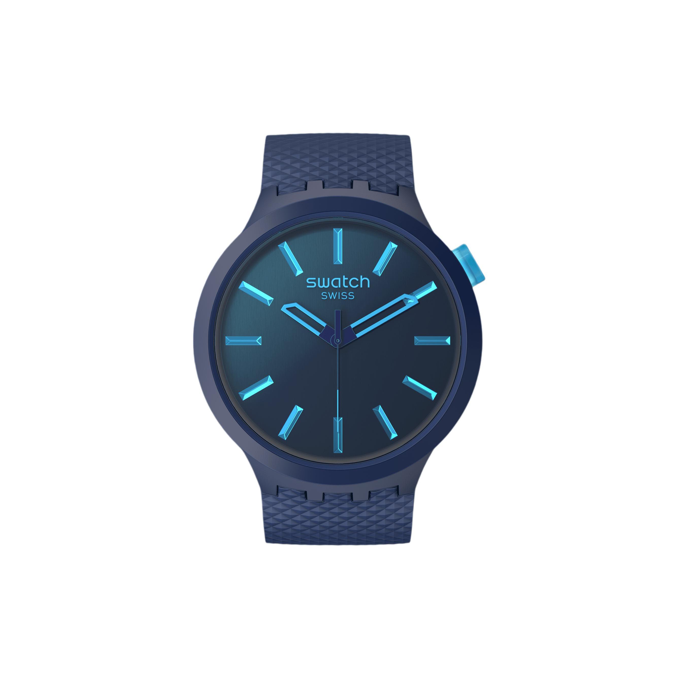 SWATCH Unisex Blue Watch SB05N113 SB05N113 Blue Dial