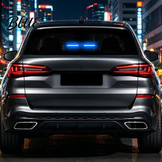 Suction Cup Warning Signal Light Solar Car Window Light LED Blue Safety Lamp for Rear Windshield Eye Catching Beam Universal SUVs Sedans And Trucks