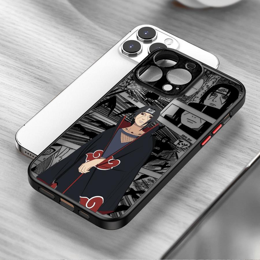 Soft shell Case for Apple iPhone 14 11 Pro Max SE 7 8 SE 6s 12 Mini 16 Pro 15 Pro Max XS X 13 Pro XR 16e Naruto Itachi