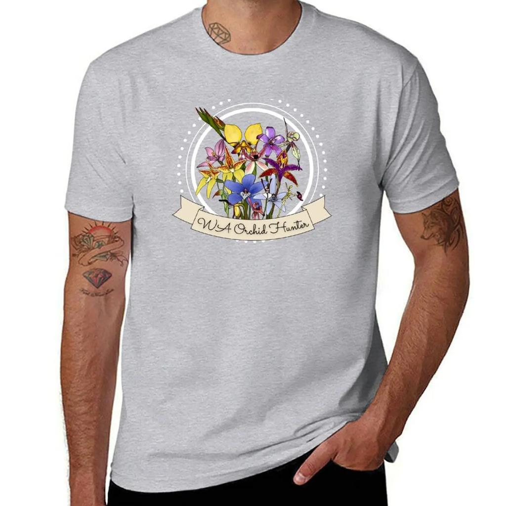 Western Australian Orchid Hunter T-Shirt quick drying rapper graphic tees summer tops compression shirt men