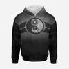 3D Baskılı Yin Yang Sekiz Trigram Sokak Giyimi Fermuarlı Kapüşonlu Sweatshirt Erkek Kadın Çocuk Günlük Fermuarlı Sweatshirt Çocuk Moda Giyim