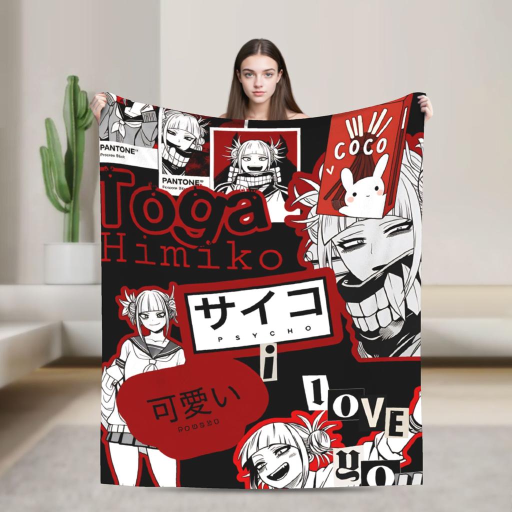 My Hero Academia Super Soft Blankets  Airplane Travel Plush Throw Blanket Aesthetic Couch Bed Flannel Bedspread Sofa Bed Cover