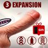8.66'' Electric Vibrating Dildo, 10 Vibration Modes & Heating Function, Quiet Design, Rechargeable Silicone Adult Toy, Private Delivery