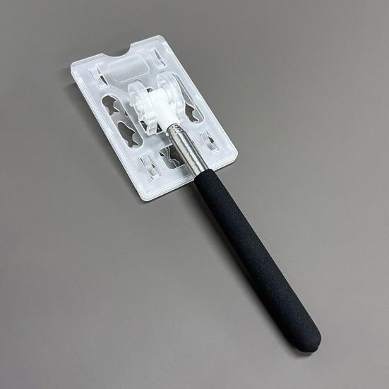 Retractable Card Reacher Stick Parking Lever Swiping Card Stick for Car Stainless Steel Parking Payment Pole Swiping Tool