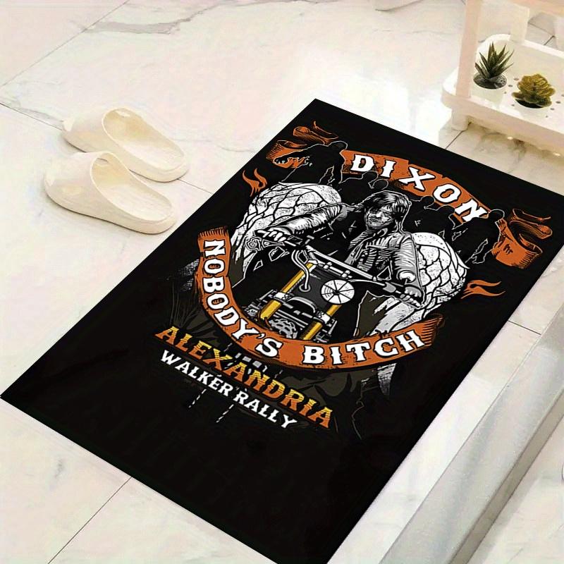 

1pc The Walking Dead Pattern Area Rug, Anti slip Non Shedding Stain Resistant Carpet 60cm by 90cm