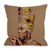 Home Decor Fashion Afro Black Women Girls Sofa Pillowcases Bedroom Living Room Decor Cushion Covers
