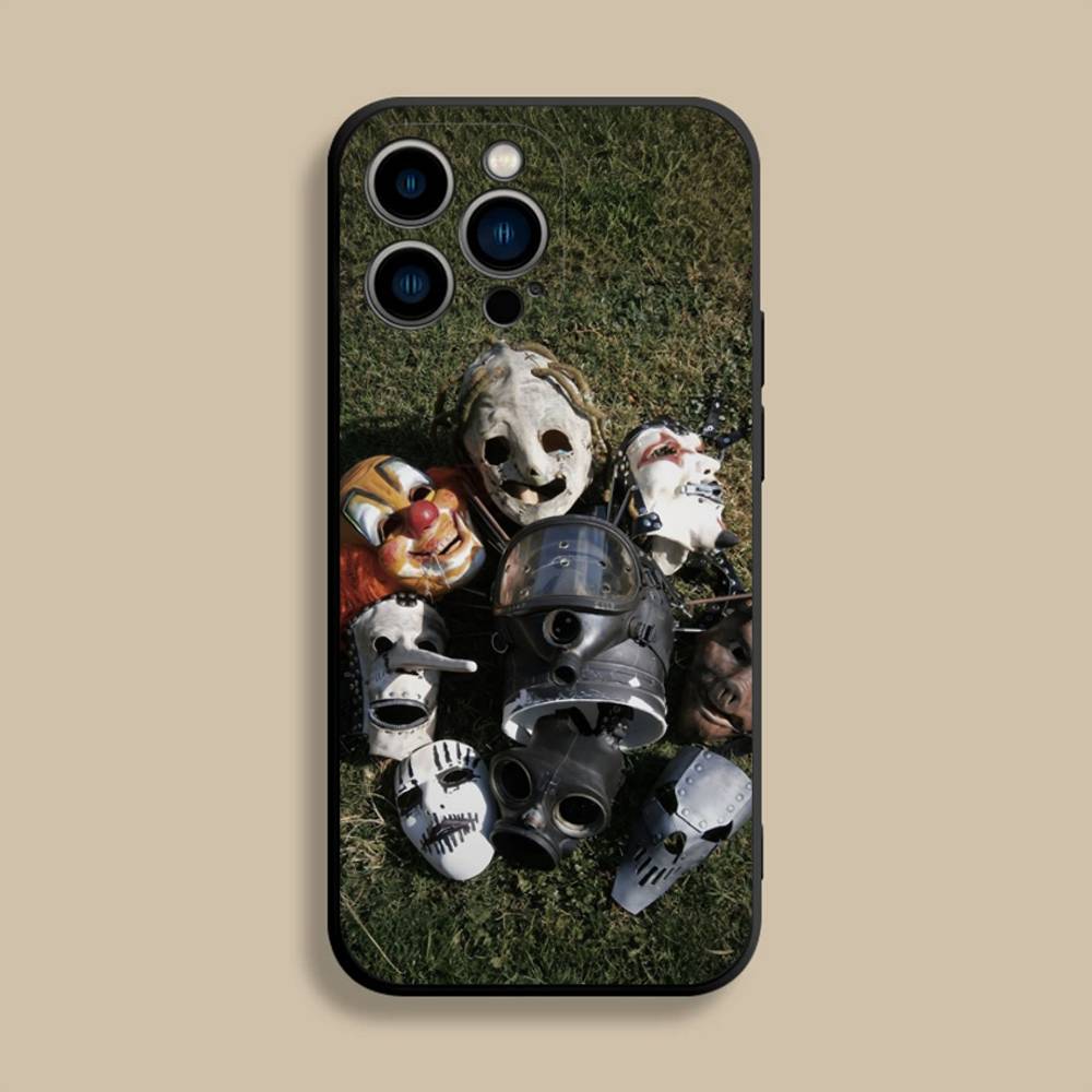 

Rock S-Slipknots Band Phone Case For iPhone 17,16,15,14,13,12,Pro,Max,Plus,E,SE4,Air,Mini Black Soft Cover iPhone15PRO