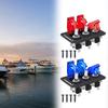 Universal 12V Panel Switch ABS Rocker Toggle Switch Panel with LED Lights for Car RV Yacht Dashboard