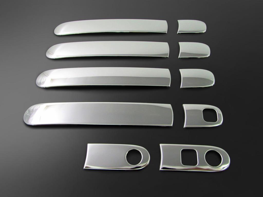 BRIGHTZ Solio Bandit MA15S Super Spiegel Edelstahl Verchromt Türgriff Abdeckung Knauf, 10