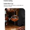 Creative 3D Transparent Fish Shape Bar Cocktail Glass Party Thick Heavy Lovely Smoothies Bowl Cup Cold Drink Tiki Glasses Mug