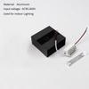 Square Up and Down Outdoor Wall Lights 7W Modern Black Exterior Light LED Porch Lights for House Porch Garage 3000K Warm White