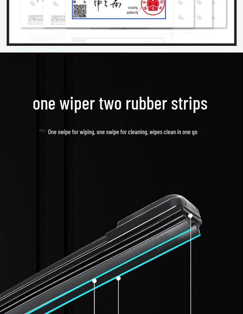 Wuling Rongguang Compatible Double Rubber Strip Wiper Blade