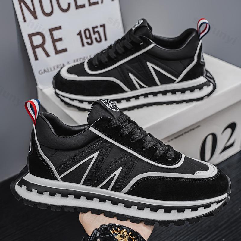 Mode Nische Designte Low Top Casual Low Top Sportschuhe für Herren 2025 Herbst Modetrend Vielseitige Bequeme Dickbesohlte Sneaker